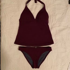 Victoria’s Secret Push Up Tankini in Eggplant
